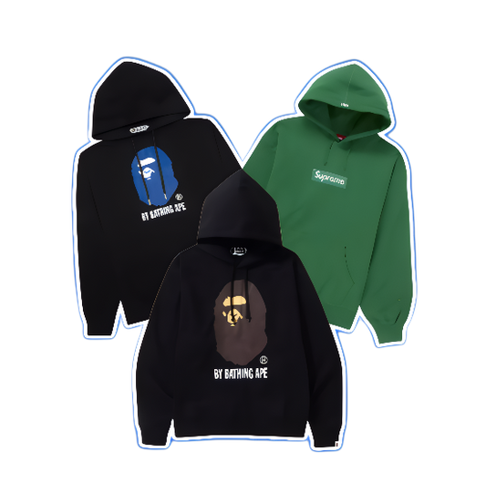 Bape x Supreme Hoodies Supplier (Bulk Supplier)